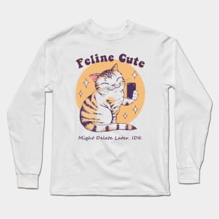 Feline Cute Challenge Long Sleeve T-Shirt